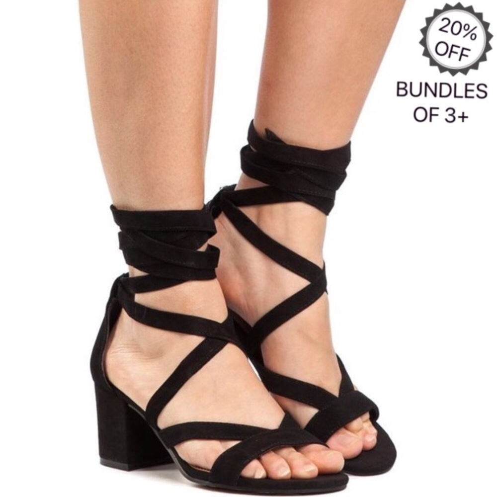Sam Edelman | Sheri Black Block Heel Sandals | 7.5